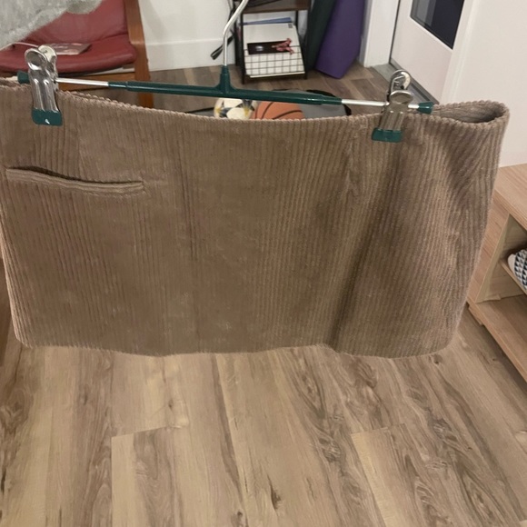 Sandy Liang Taupe Crombie Miniskirt - Picture 3 of 4